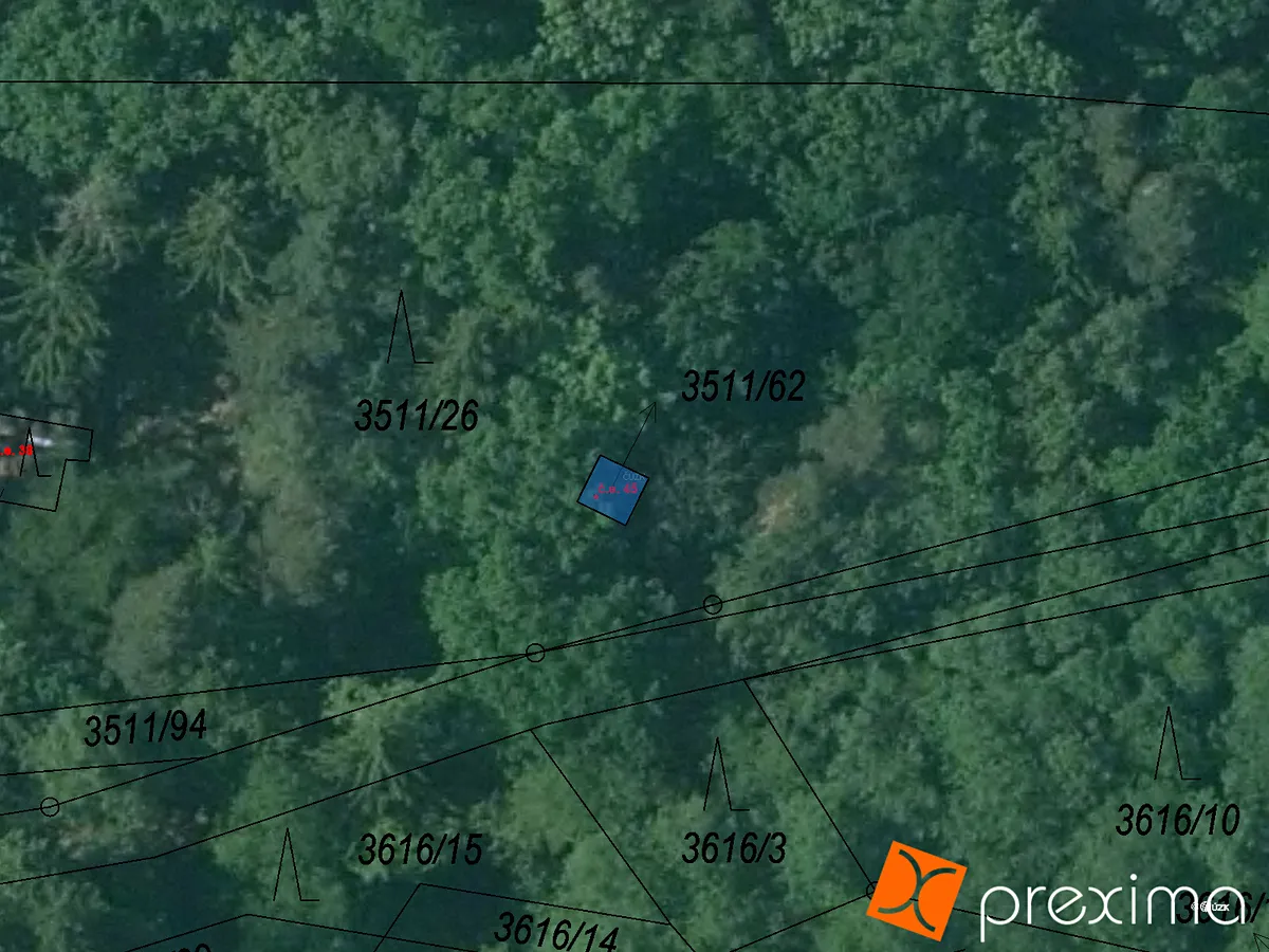 Prodej podílu 1/6 chaty 8 m², pozemek 9 m²